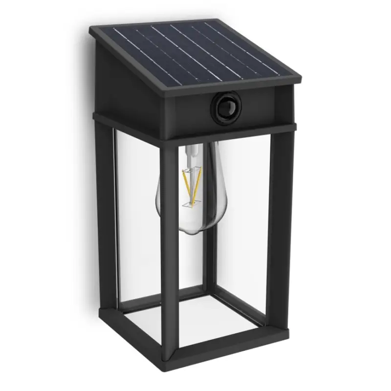 Philips - LED Solar Wandlamp met bewegings- en schemersensor GERI LED/3,2W/3,7V 2600 mAh 4000K IP44 Favoriet