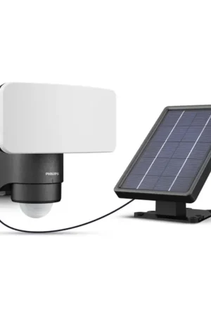 Bestel Nu Philips - LED Solar Wandlamp met bewegings- en schemersensor TYLUS LED/6W/3,7V 2600 mAh 3000K IP44