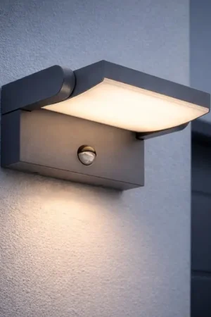 Weekendaanbieding Brilagi - LED Buitenwandlamp met sensor ANKLE LED/18W/230V 3000K IP65 antraciet