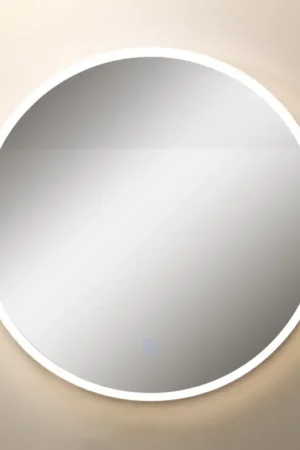 Finale Uitverkoop Zuma Line - LED Badkamer wand spiegel met een achtergrondverlichting LED/24W/230V 3000/4000/6000K diameter 60 cm IP44 wit/goud