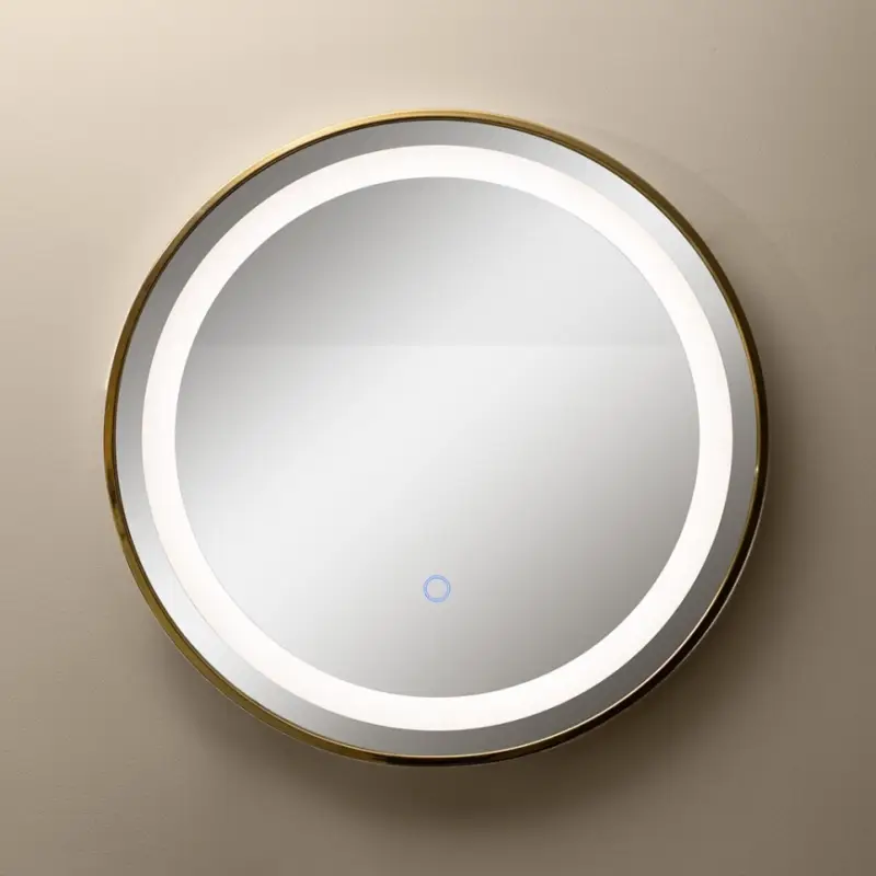 Zuma Line - LED Badkamer wand spiegel met een achtergrondverlichting LED/24W/230V 3000/4000/6000K diameter 60 cm IP44 goud Uitverkoop