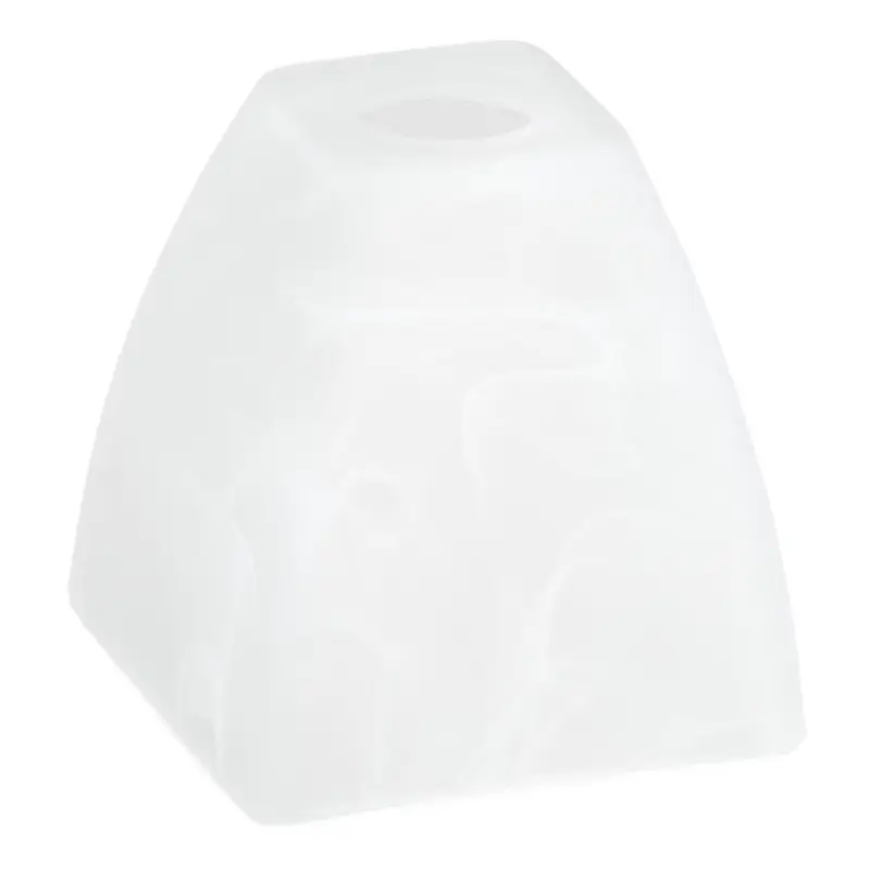 Hete Deal Reserve glas voor kroonluchter E14 10x13 cm wit