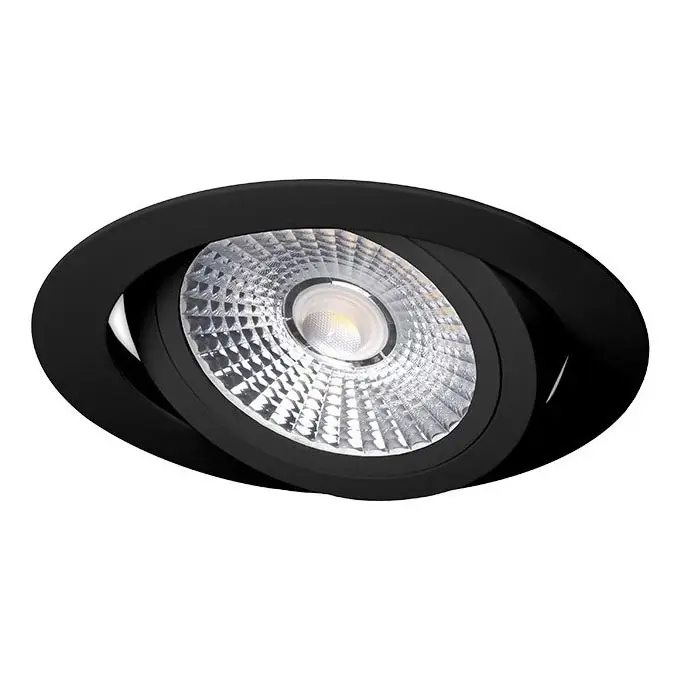 LED Hang plafondverlichting LED/18W/230V 3000K diameter 11,5 cm zwart Must-Have