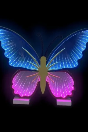 2Kids Toys - LED-neon tafeldecoratie LED/5W/USB vlinder Nu Kopen