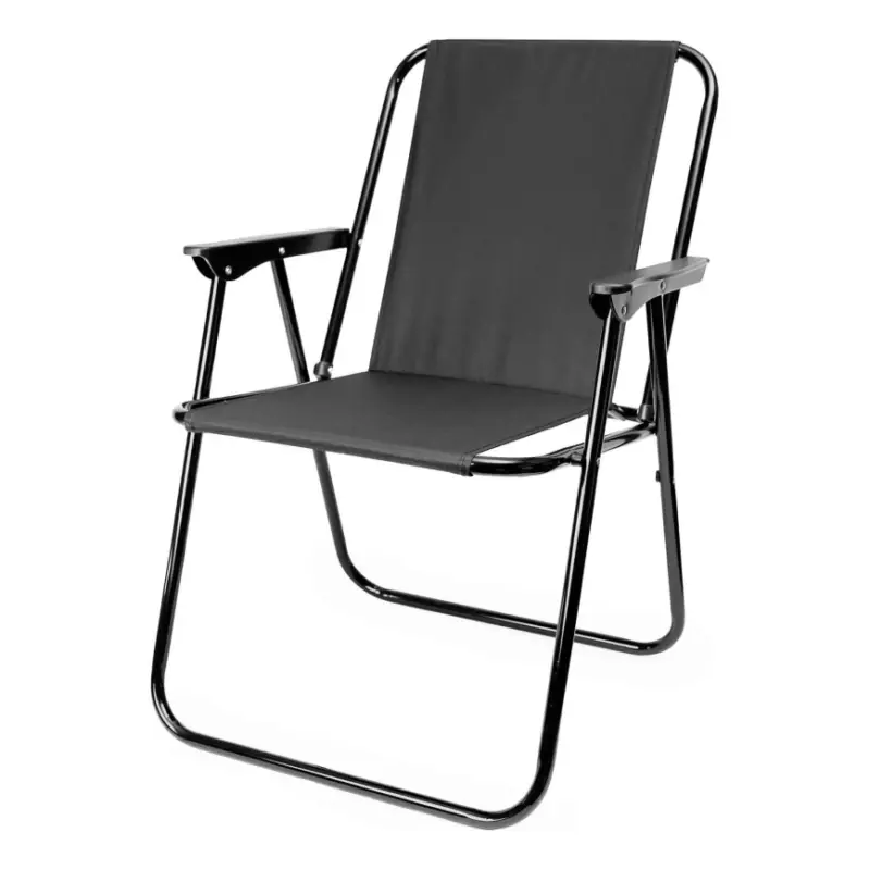 Opvouwbare campingstoel zwart Bestseller