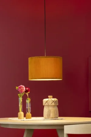 Brilliant - Hanglamp aan een koord TONY 1xE27/20W/230V diameter 35 cm oranje Speciale Aanbieding
