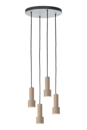 Rechtstreeks Van De Fabrikant Brilliant - Hanglamp aan een koord CADIZ 4xGU10/10W/230V diameter 35 cm brons