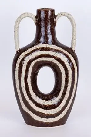 Direct Beschikbaar Vaas van keramiek 39x21,8 bruin