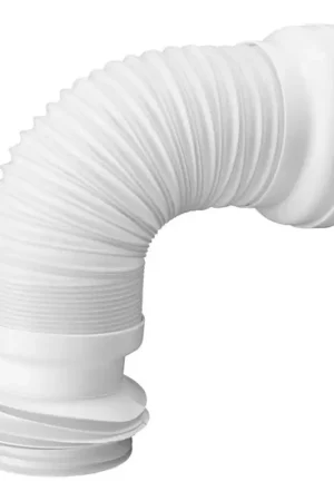 Bruckner - Flexibele toiletpotconnector 27,5-55 cm wit Speciale Aanbieding