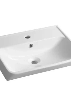 Bruckner - Inbouw wastafel NEON 45x41,5 cm keramiek/wit Voordeelprijs