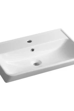 Bruckner - Inbouw wastafel NEON 60x41,5 cm keramiek/wit Actieprijs