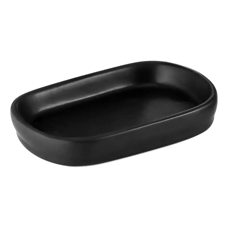 Beperkte Voorraad Aqualine - Zeepbakje NERO keramiek/zwart