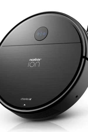 Niceboy ION Charles i6 - Slimme 2-in-1 robotstofzuiger 2600 mAh Wi-Fi zwart Gecertificeerd