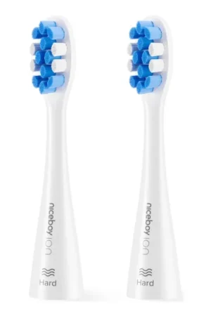 Gereduceerde Prijs Niceboy - SET 2x Vervangende kop Hard voor tandenborstel ION Sonic en SmartSonic wit
