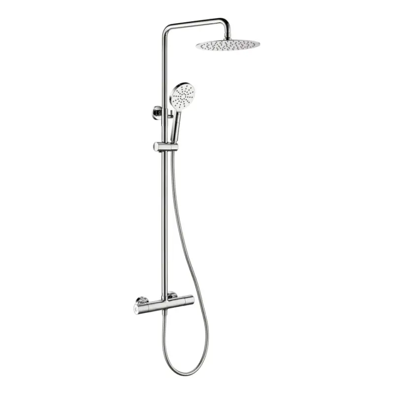 Dagaanbieding Doucheset met thermostaatkraan DRAGOR, glanzend chroom