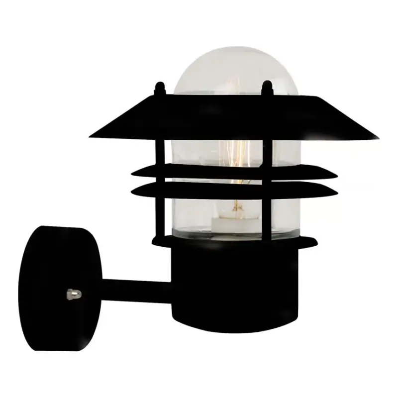 Hoge Kwaliteit Nordlux - Wandlamp voor buiten BLOKHUS 1xE27/60W/230V IP54 zwart