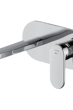 Direct Beschikbaar Cersanit S951-330 - Wastafelkraan voor inbouwmontage CREA glanzend chroom