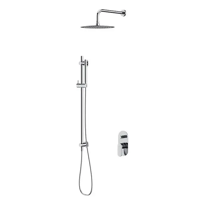Cersanit S952-008 - Douche set met inbouwkraan CREA glanzend chroom Merkproduct