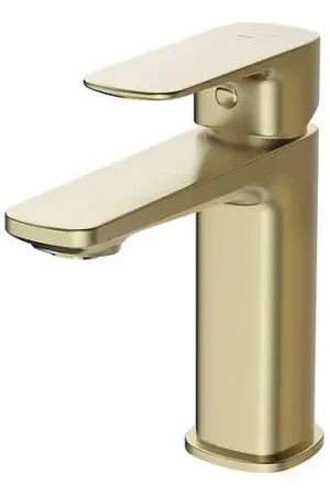 Direct Beschikbaar Cersanit S951-389 - Kraan voor wastafel LARGA 16,3 cm goud