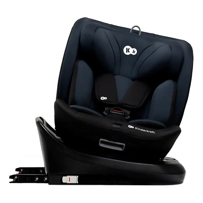 Rechtstreeks Van De Fabrikant KINDERKRAFT - Autostoel met draaibasis I-GROW i-Size (40-150 cm) zwart