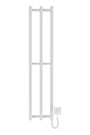 Badkamer radiator HF SLIM 110W/230V 117x25 cm wit hoekig Betaalbaar