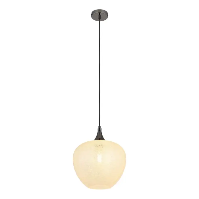 Op = Op Globo - Hanglamp aan een koord 1xE27/40W/230V diameter 29 cm wit/antraciet
