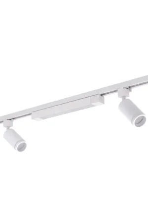 Aanbieding LED-spot in railsysteem TRACER 2xGU10/10W/230V + LED/20W 1 m wit