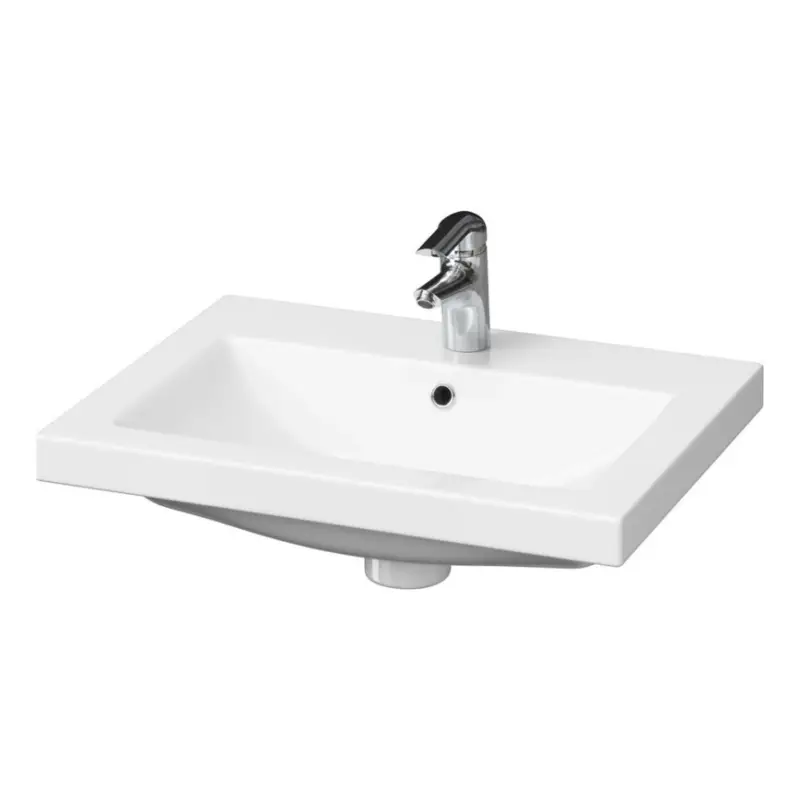 Koopje Cersanit K32-003-ECO - Wastafel voor opbouw/wandmontage COMO 45x60 cm keramiek/glanzend wit