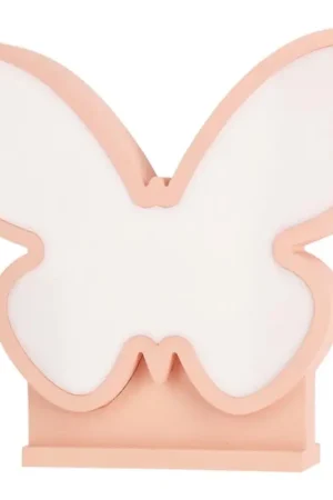Betaalbaar LED kindertafellamp BUTTERFLY LED/14W/230V roze