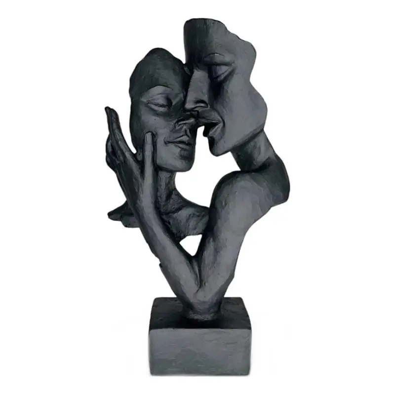 Tafeldecoratie 29x9x17 cm hars/zwart Rechtstreeks Van De Fabrikant