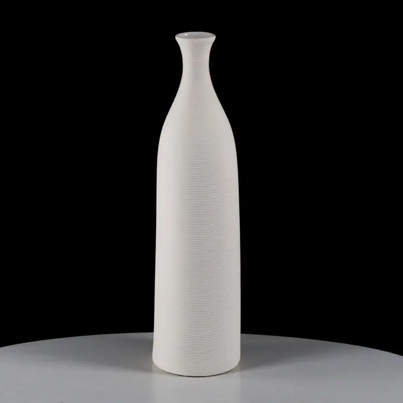 46 cm White Keramiek Vaas Exclusieve Aanbieding