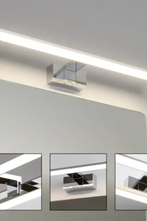 Beste Prijs Brilagi - LED-badkamerspiegelverlichting 3-in-1 VESTRA LED/12W/230V 60 cm IP44 glanzend chroom