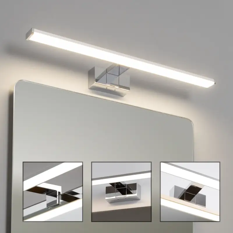 Beste Prijs Brilagi - LED-badkamerspiegelverlichting 3-in-1 VESTRA LED/12W/230V 60 cm IP44 glanzend chroom