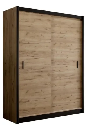 Kledingkast met schuifdeuren SAPHIRA 203x215 cm craft eik Goedkoop