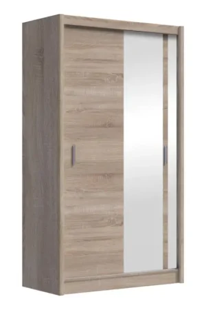 Favoriet Kledingkast met spiegel SABRINA 120x215 cm Sonoma eik