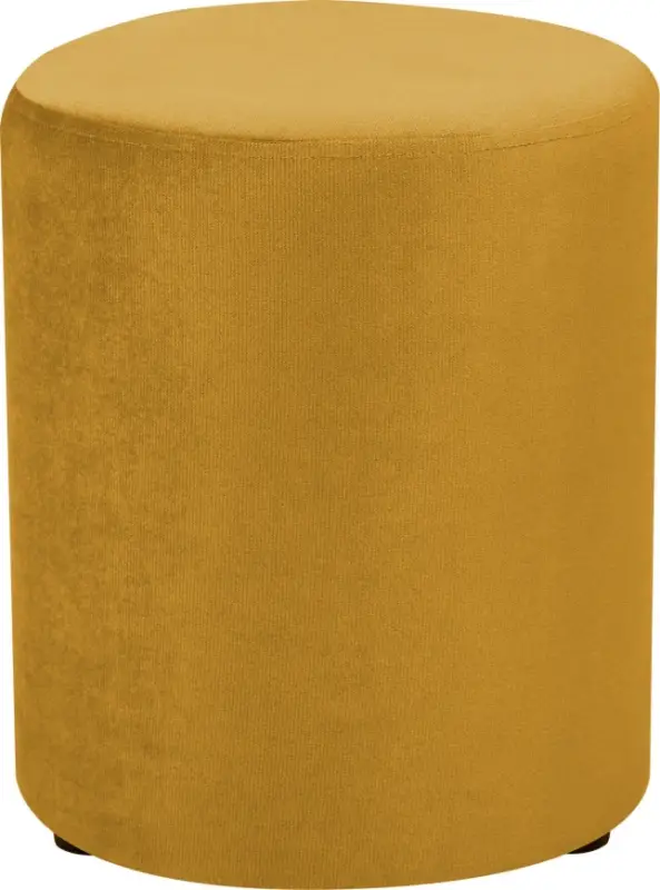 Poef VEX Ø 36 cm, oranje Premium