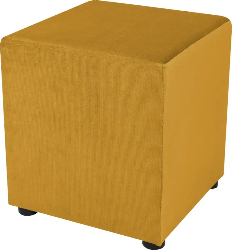 Poef SIX 40 x 40 cm oranje Populair