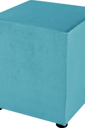 Poef SIX 40x40 cm blauw Beperkt Aanbod