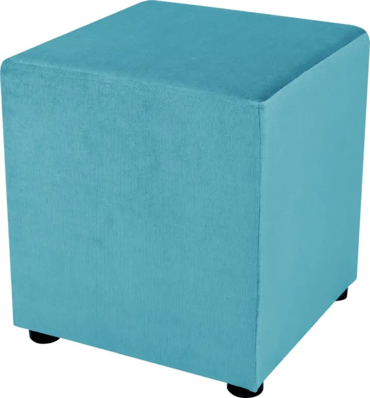 Poef SIX 40x40 cm blauw Beperkt Aanbod
