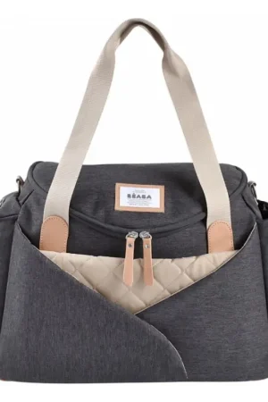 Koopje Beaba - Luiertas voor kinderwagen SYDNEY grijs/beige