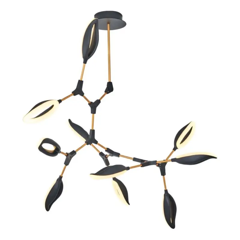 LED-hanglamp met staaf ASTI 10xLED/7W/230V 3000K zwart Voordeelprijs