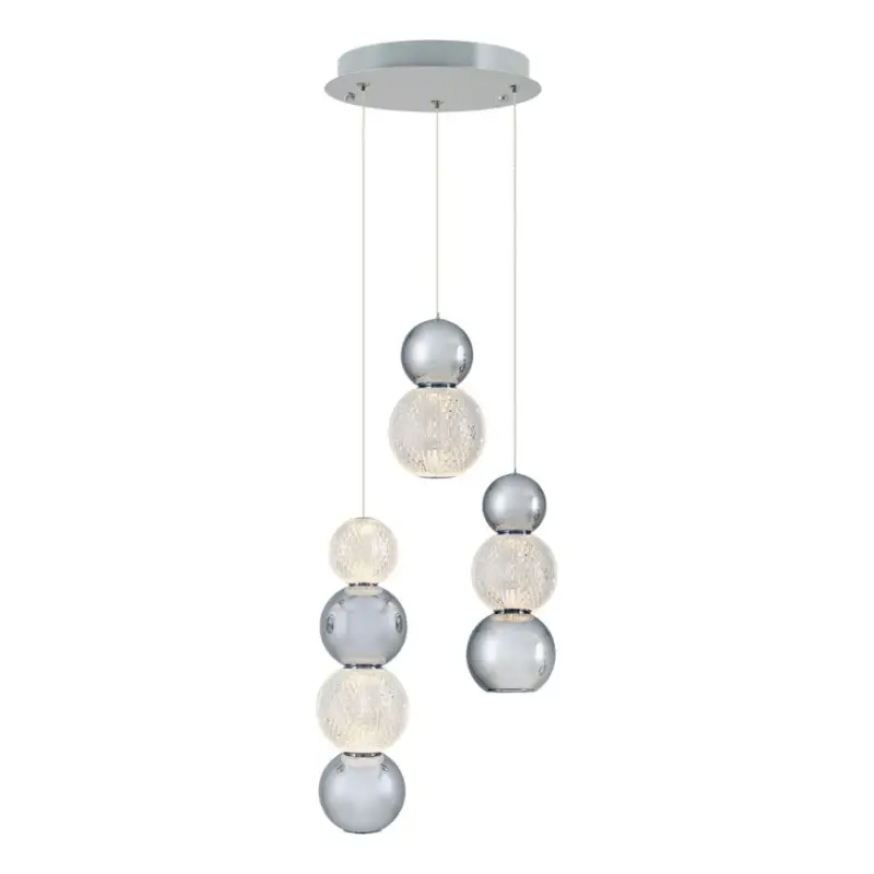 Koop Vandaag LED-pendel aan kabel CREMONA LED/17W/230V 3000K mat chroom