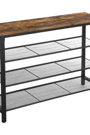 Aanbieding Schoenenkast DAVOR bruin/zwart