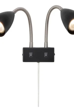 Nu Kopen Markslöjd 108901 - Wandspot CIRO 2xGU10/7W/230V zwart