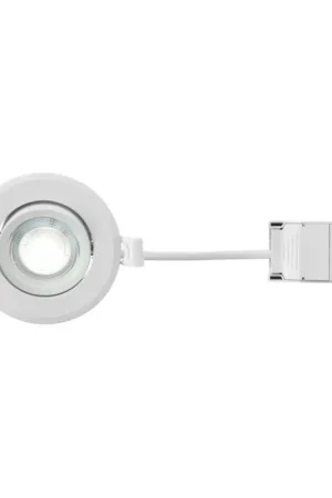 Markslöjd 108885 - Dimbare LED-inbouwarmatuur voor badkamer PLUTO LED/4,9W/230V CRI 90 IP44 wit Must-Have