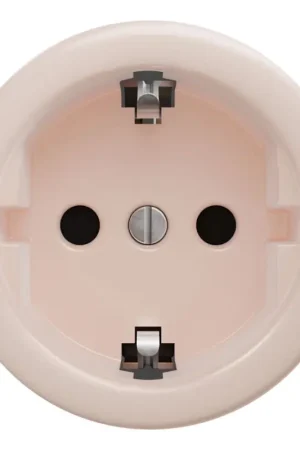 Kliklap - Retro wandcontactdoos zonder lijst SCHUKO 230V/16A oudroze Seizoensaanbieding