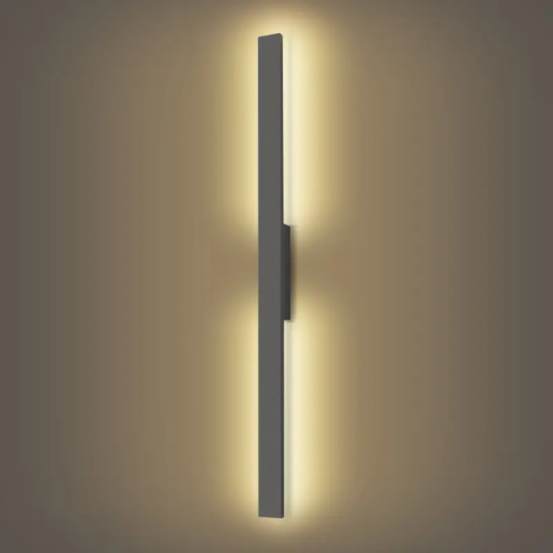 Brilagi - LED Buitenwandlamp LUNA LED/24W/230V 3000K IP65 100 cm antraciet CRI 90 Premium