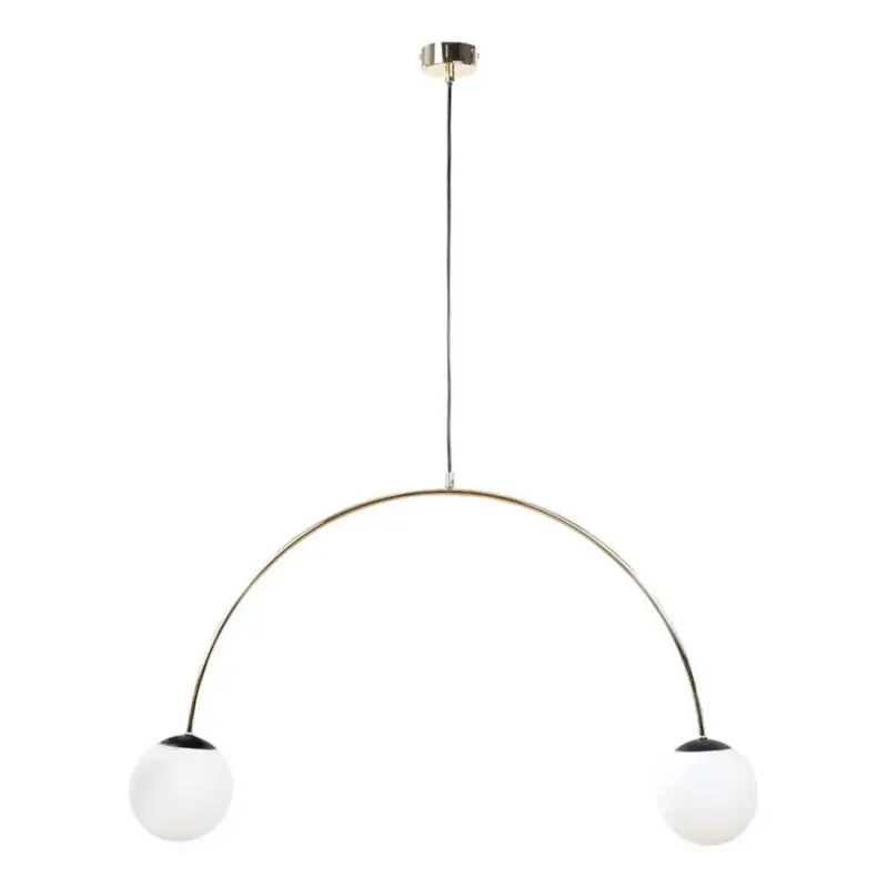 Gratis Retour Zuma Line - Pendellamp met kabel 2xE14/10W/230V goudkleurig