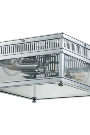 Elstead - Buitenplafondlamp HOLBORN 2xE27/60W/230V IP44 glanzend chroom Tijdelijk Beschikbaar