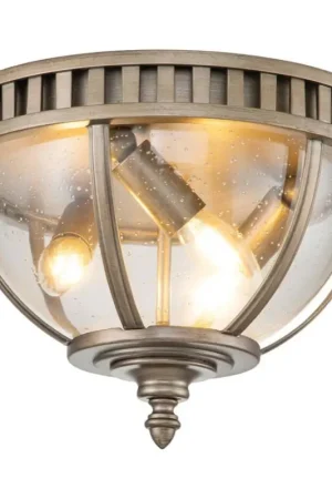 Alleen Vandaag Kichler - Buitenplafondlamp HALLERON 3xE14/40W/230V IP44